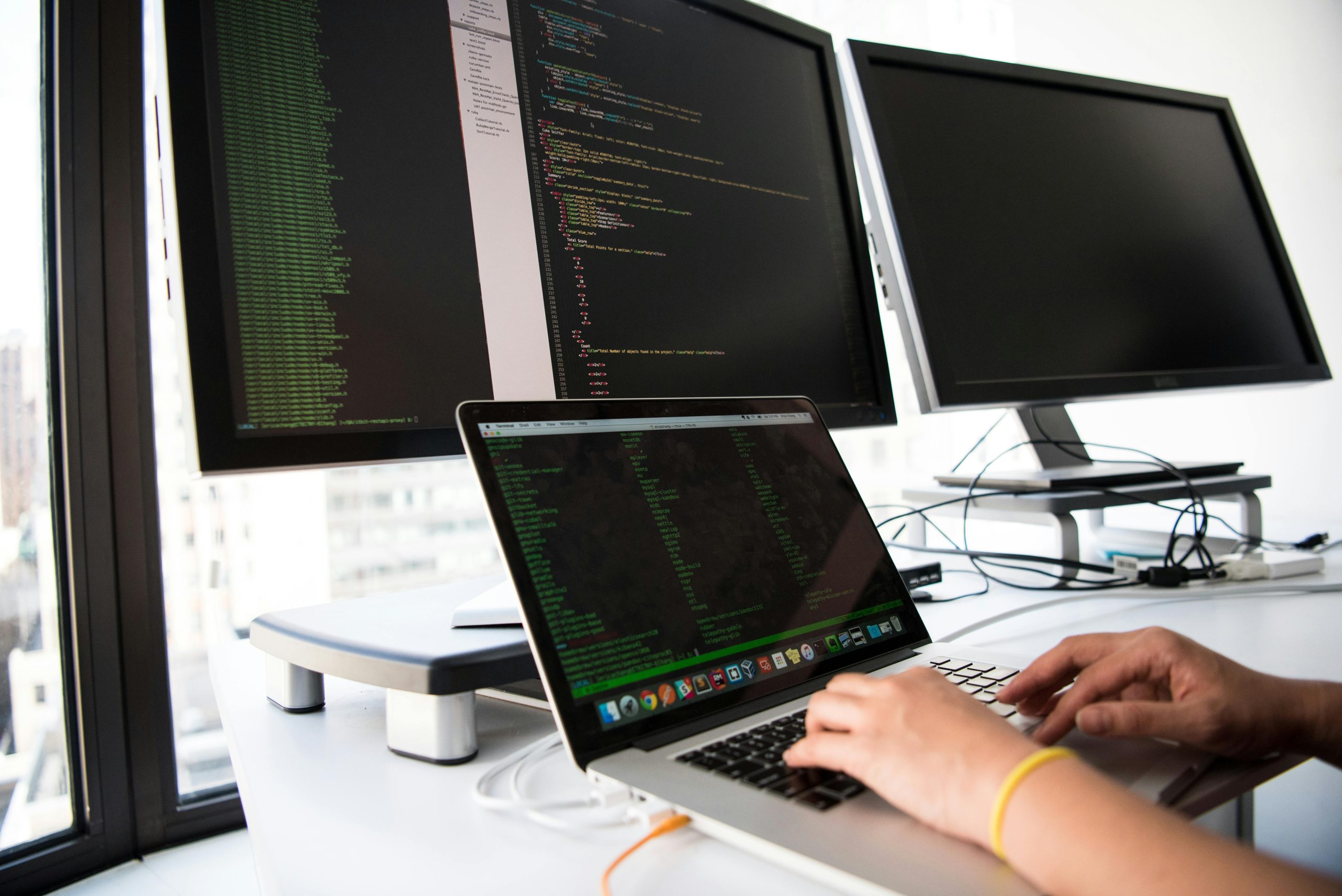 Writing Code on the computer